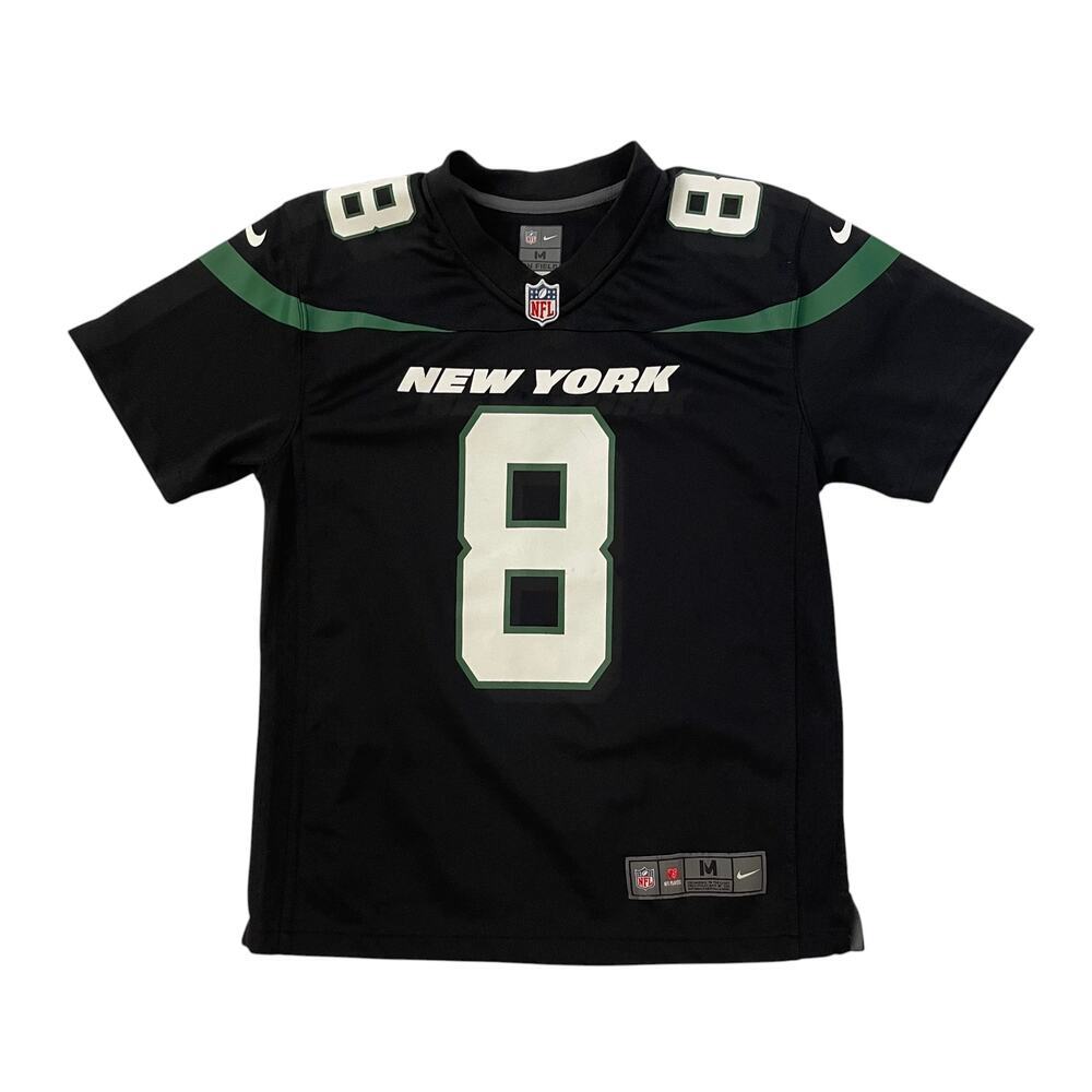 Nike Youth New York Jets Aaron Rodgers Black Jersey - Youth Size M (10-12)